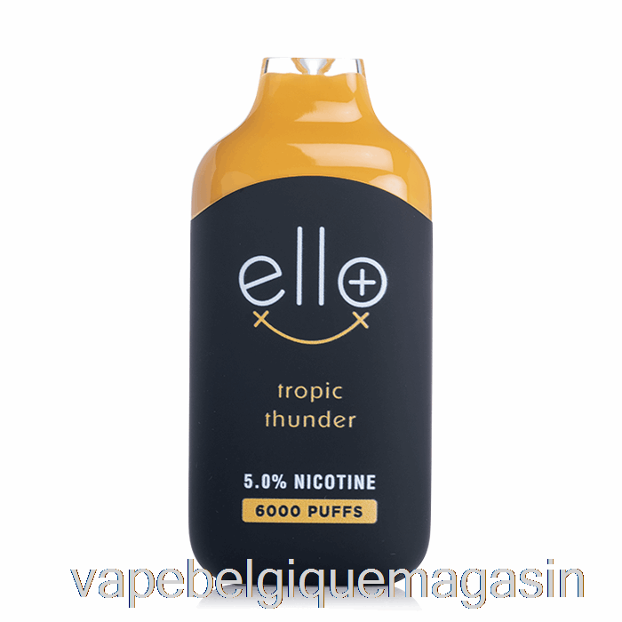 Vape Jetable Blvk Ello Plus 6000 Jetable Tropic Thunder Ice
